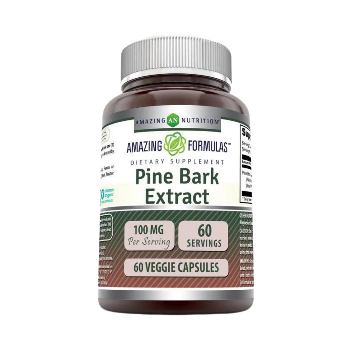 Amazing Formulas, Pine Bark Extract, 100mg, 60 Veggie Capsules