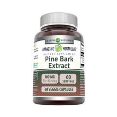 Amazing Formulas, Pine Bark Extract, 100mg, 60 Veggie Capsules