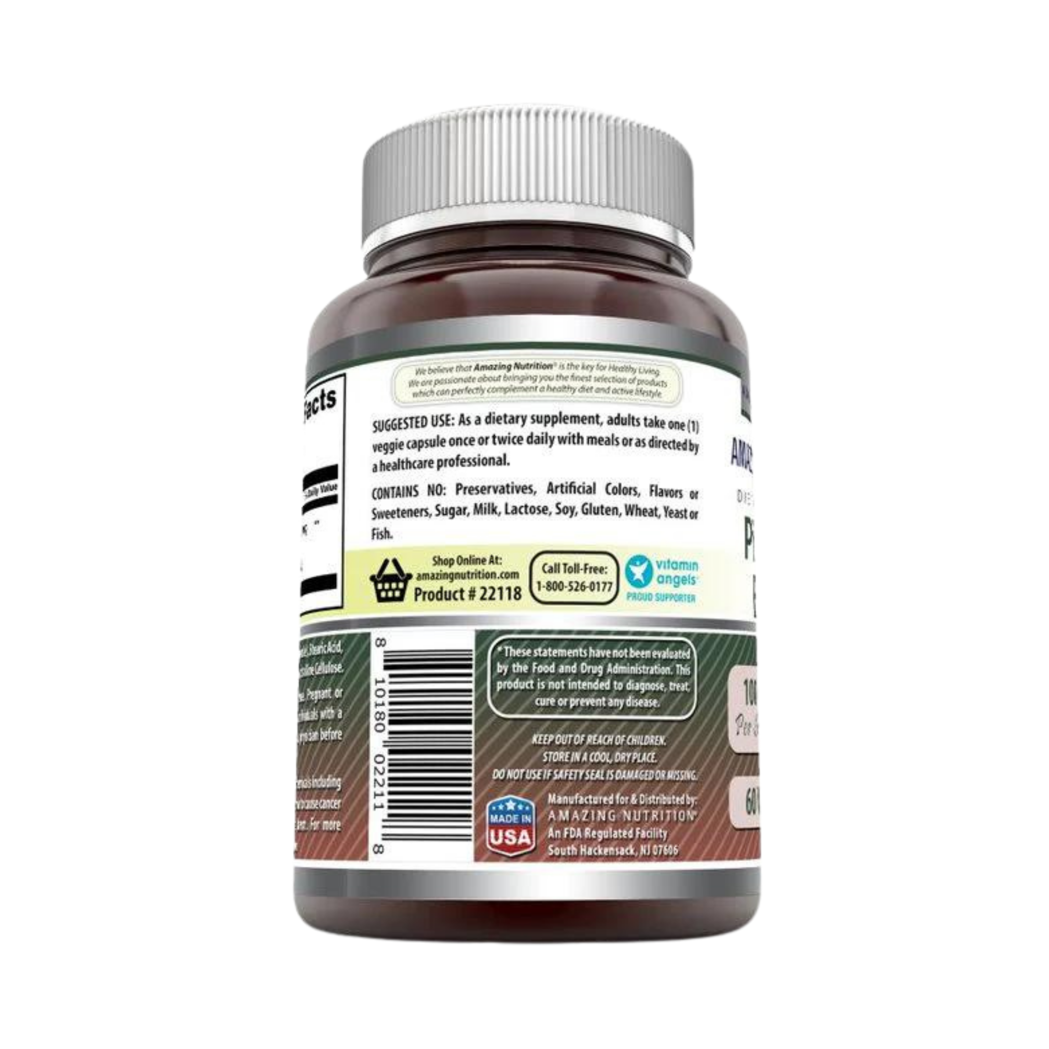 Amazing Formulas, Pine Bark Extract, 100mg, 60 Veggie Capsules