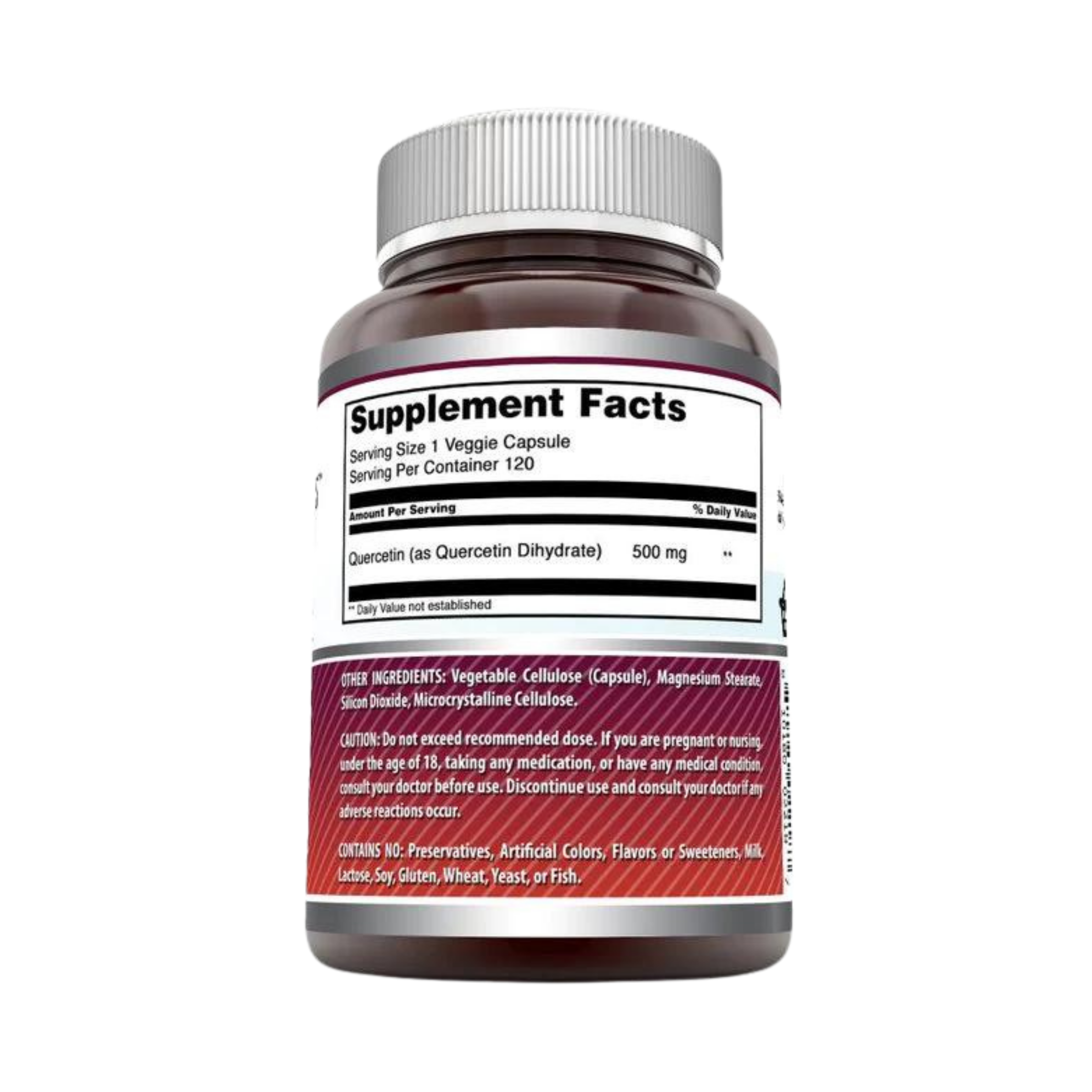 Amazing Formulas, Quercetin, 500 Mg, 120 Veggie Capsules