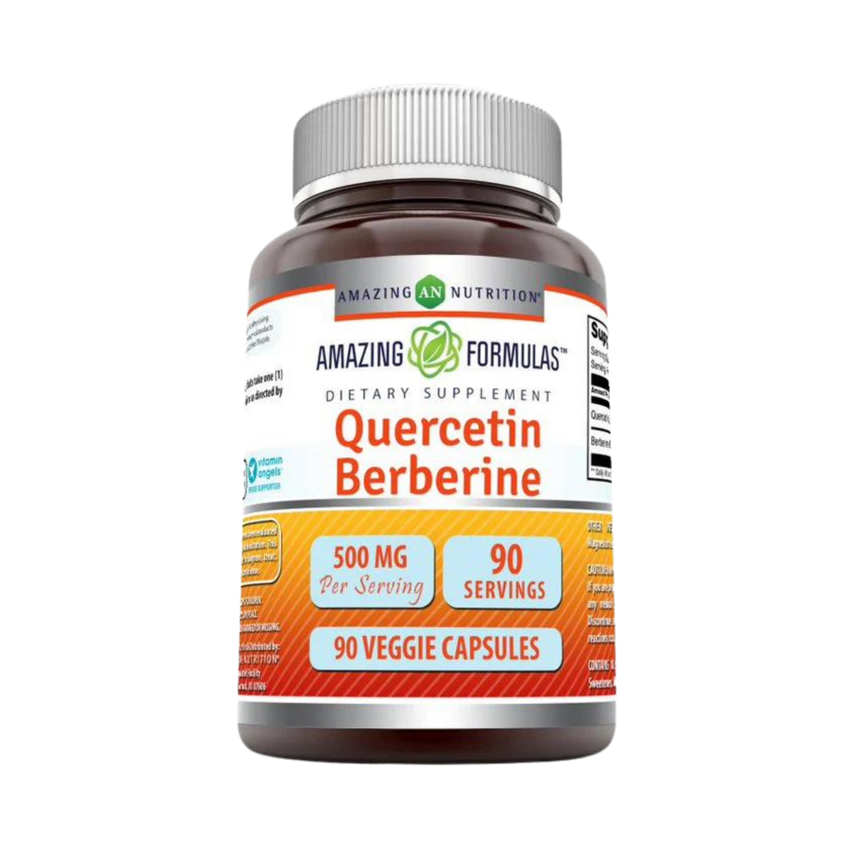 Amazing Formulas, Quercetin Berberine, 500 Mg, 90 Veggie Capsules