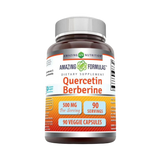 Amazing Formulas, Quercetin Berberine, 500 Mg, 90 Veggie Capsules