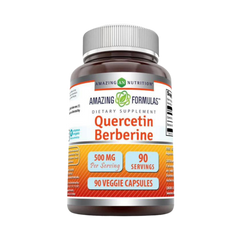 Amazing Formulas, Quercetin Berberine, 500 Mg, 90 Veggie Capsules