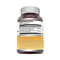 Amazing Formulas, Turmeric Curcumin & Ginger with BioPerine, 1500 Mg, 180 Veggie Capsules