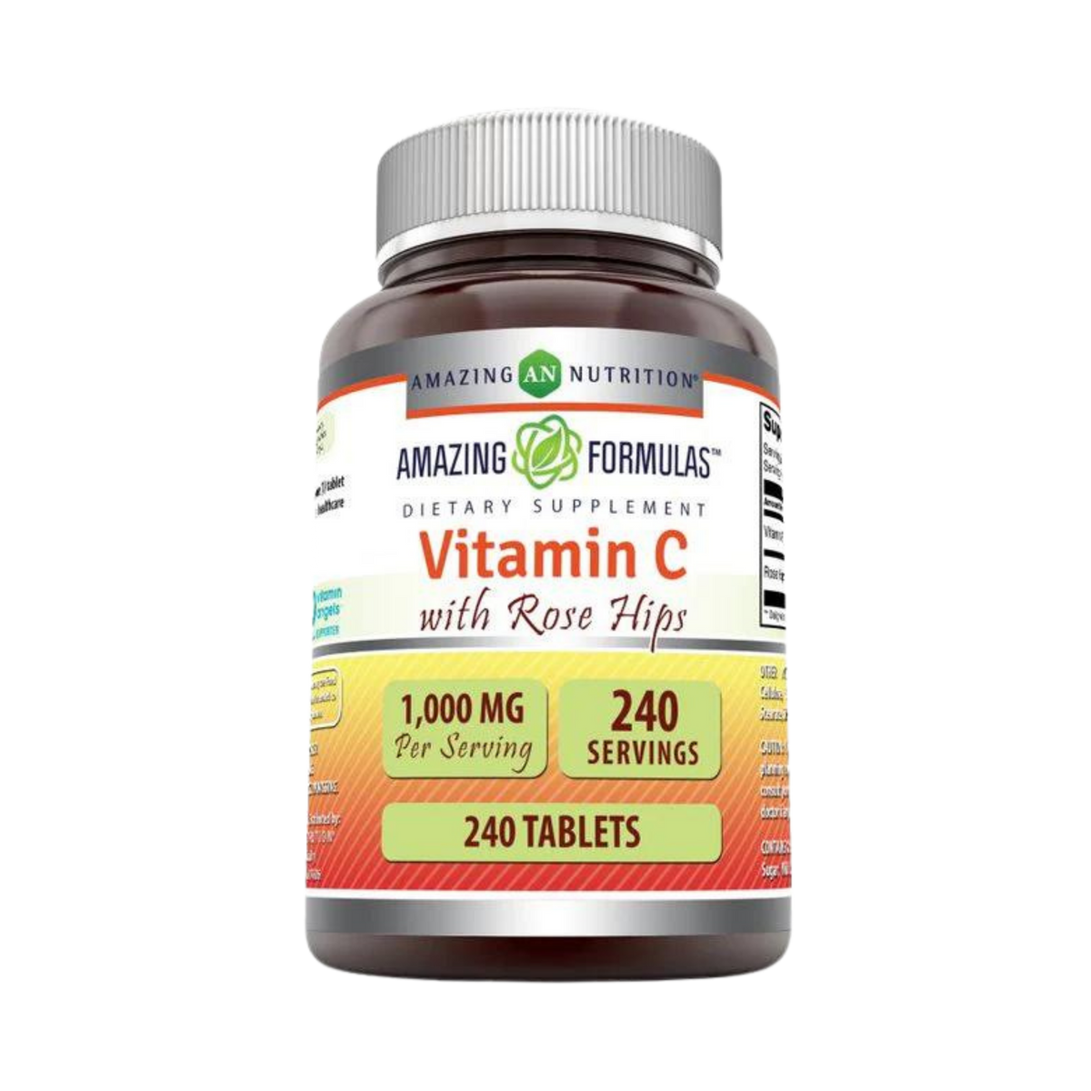 Amazing Formulas, Vitamin C with Rose Hips, 1000 Mg, 240 Tablets