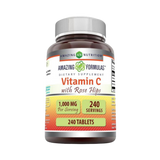 Amazing Formulas, Vitamin C with Rose Hips, 1000 Mg, 240 Tablets