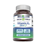 Amazing Formulas, Vitamin K2 MenaQ7, 100 Mcg, 120 Veggie Capsules