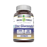 Amazing Formulas, Zinc Gluconate, 50 Mg, 250 Tablets