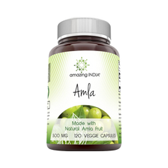 Amazing India, USDA Certified Organic Amla, 500 Mg, 120 Veggie Capsules