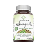 Amazing India, Ashwagandha Extract, 500 Mg, 120 Veggie Capsules