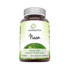 Amazing India, Organic Neem, 500 Mg, 120 Veggie Capsules