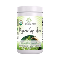 Amazing India, Organic Spirulina Powder, 16 oz