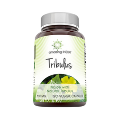 Amazing India, Organic Tribulus, 630 mg, 120 Veggie Capsules