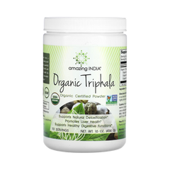 Amazing India, Organic Triphala Powder, 16 Oz