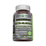 Amazing Muscle, 100% Pure Beta Alanine Powder, 500 Gm, 120 Capsules