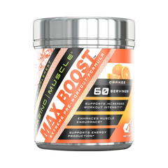 Amazing Muscle, Max Boost Advanced Pre-Workout Formula, Orange, 60 Servings