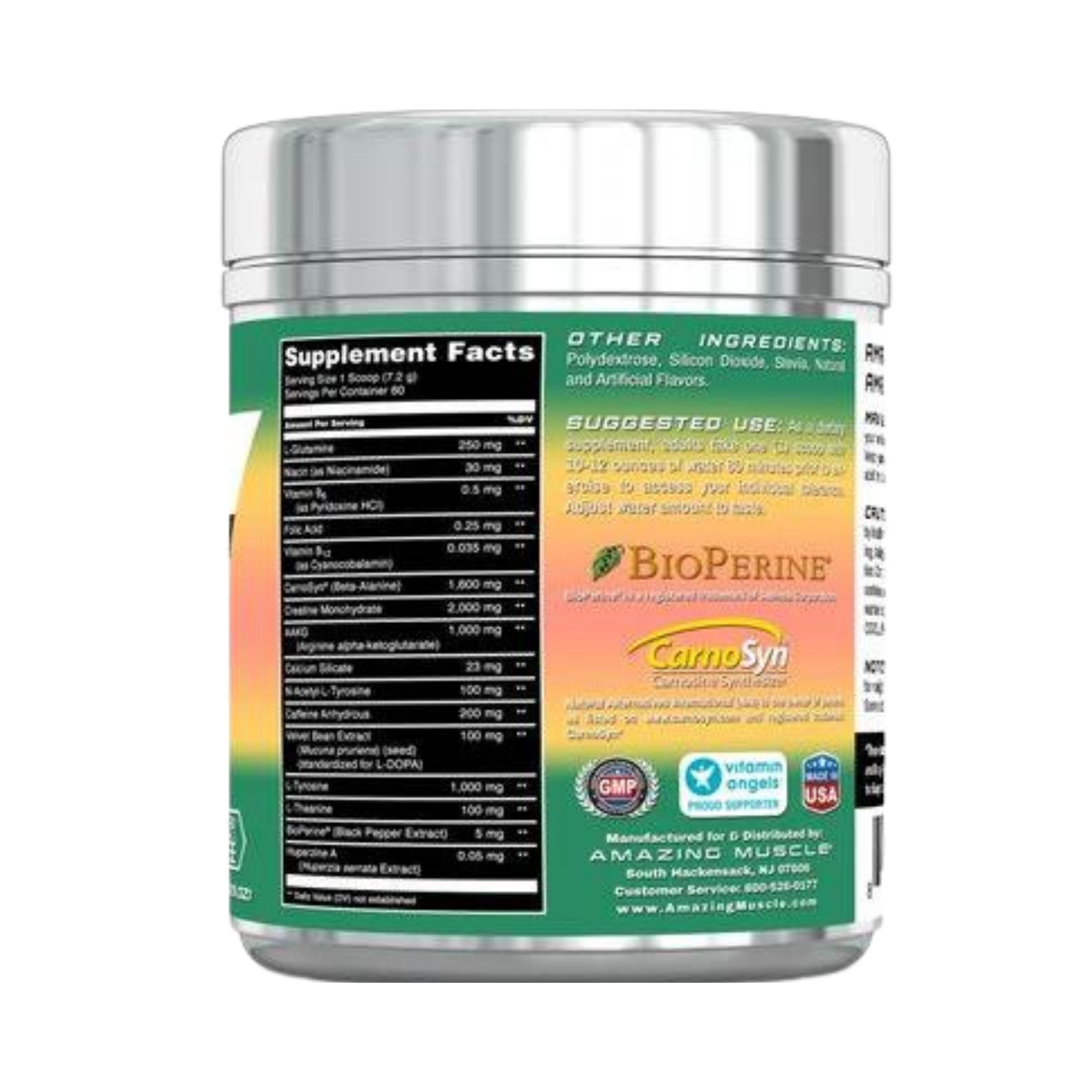 Amazing Muscle, Max Boost Advanced Pre-Workout Formula, Watermelon, 60 Servings