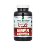 Amazing Formulas, Quercetin 800 Mg with Bromelain 165 Mg, 120 Veggie capsules