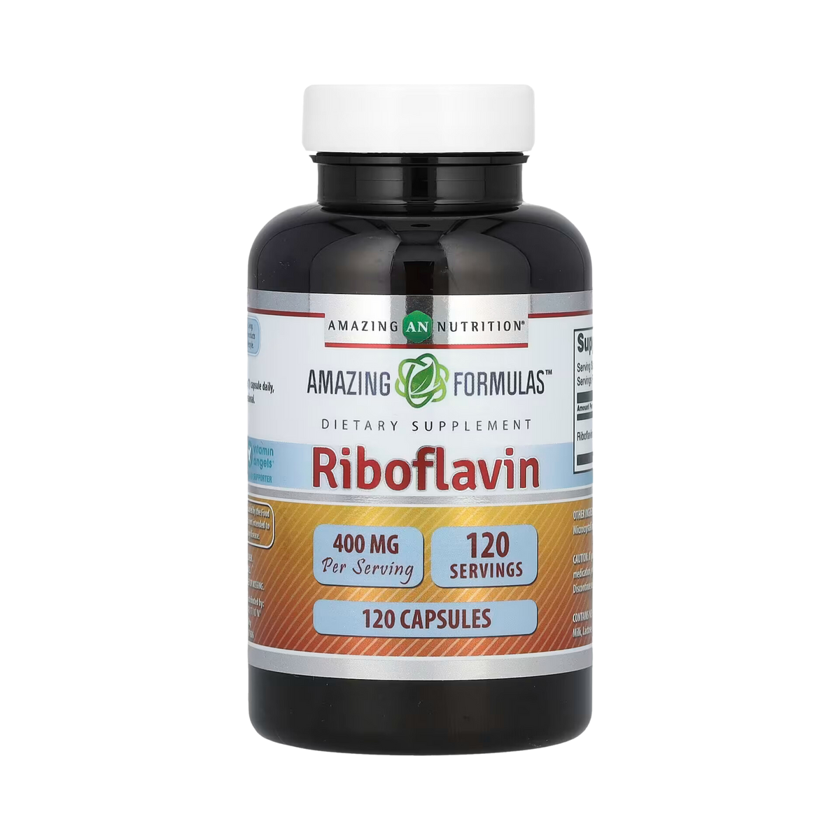 Amazing Formulas, Riboflavin, 400 MG, 120 Capsules