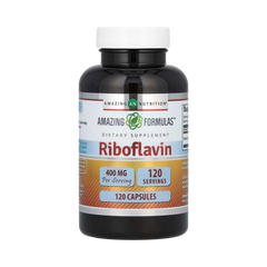 Amazing Formulas, Riboflavin, 400 MG, 120 Capsules