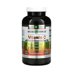 Amazing Formulas, Vitamin C with Rose Hips & Citrus Bioflavonoids, 1000mg, 250 Vegetarian Capsules