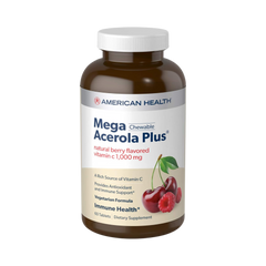 American Health, Mega Acerola, 1000 mg, 60 Tablets