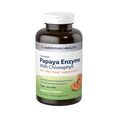 American Health, Papaya Enzyme with Chlorophyll, 600 Tablets