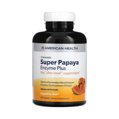 American Health, Super Papaya Enzyme Plus, 360 Tablets