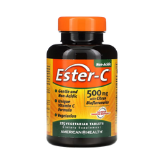 American Health, Ester-C® 500 mg with Citrus Bioflavonoids, 225 Tablets