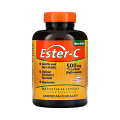 American Health, Ester-C® 500 mg with Citrus Bioflavonoids, 240 Vegetarian Capsules