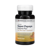 American Health, Super Papaya Enzyme Plus, 90 Tablets