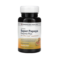 American Health, Super Papaya Enzyme Plus, 90 Tablets