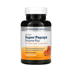 American Health, Super Papaya Enzyme Plus, 180 Tablets