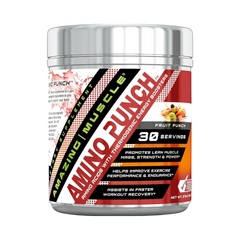 Amazing Muscle, Amino Punch, Fruit Punch, 30 Servings