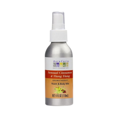 Aura Cacia, Aromatherapy Mist, Cinnamon & Ylang Ylang, 4 Oz