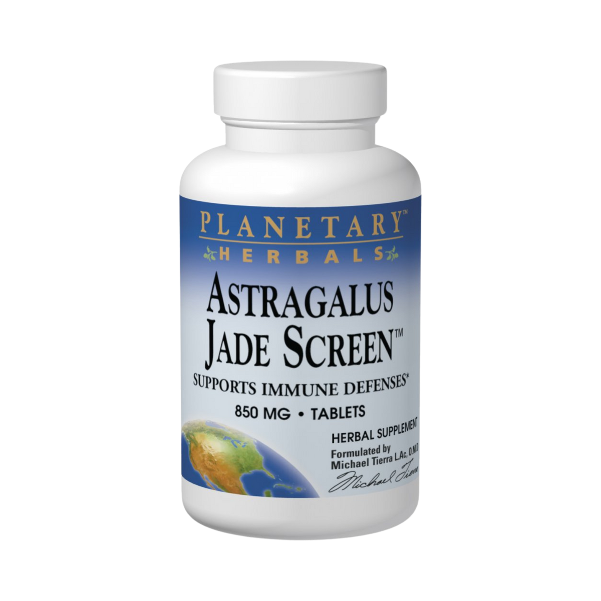 Planetary Herbals, Astragalus Jade Screen, 4 Oz