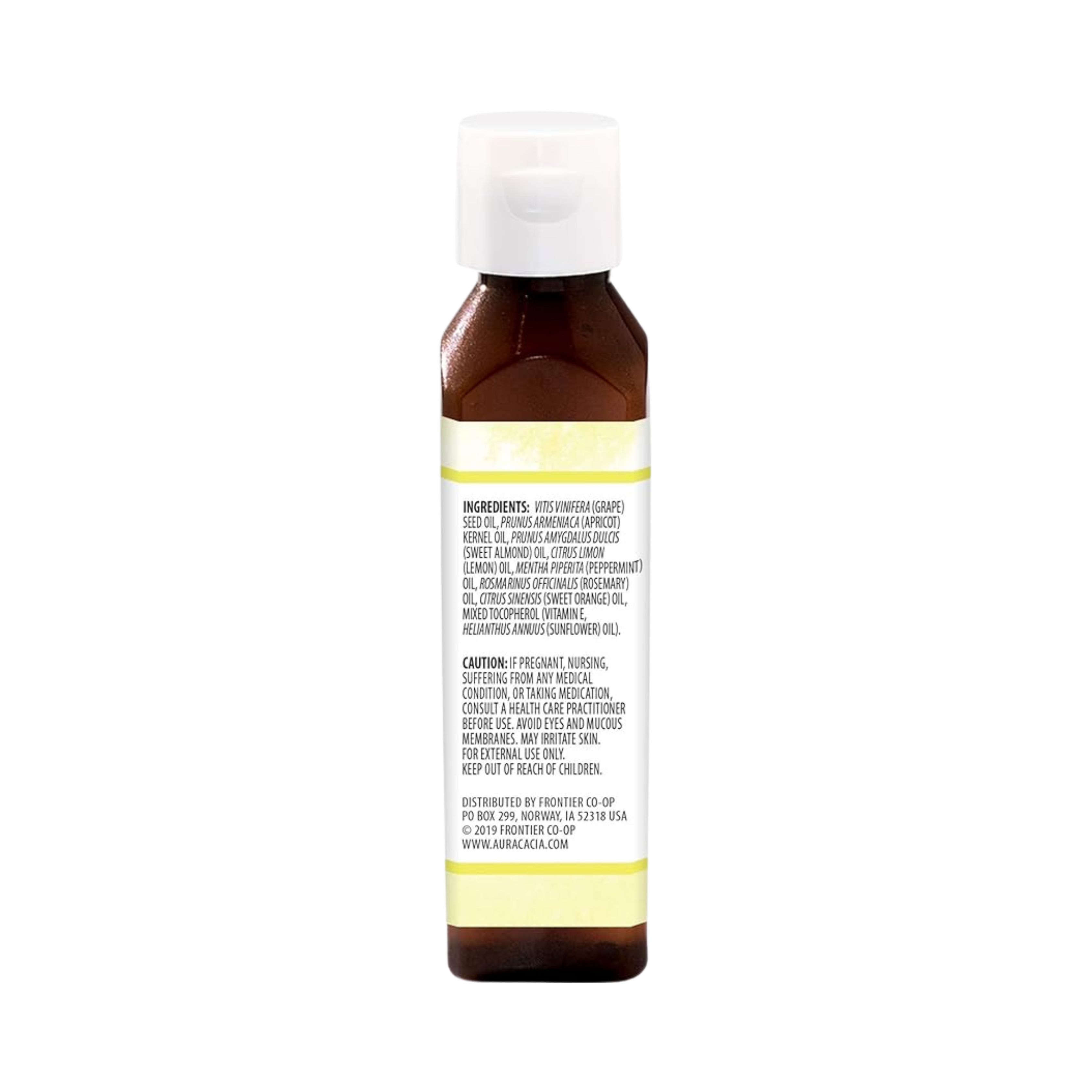 Aura Cacia, Body Oil, Energizing Lemon, 4 Oz