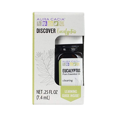 Aura Cacia, Discover Eucalyptus, Essential Oil, 0.25 Fl Oz