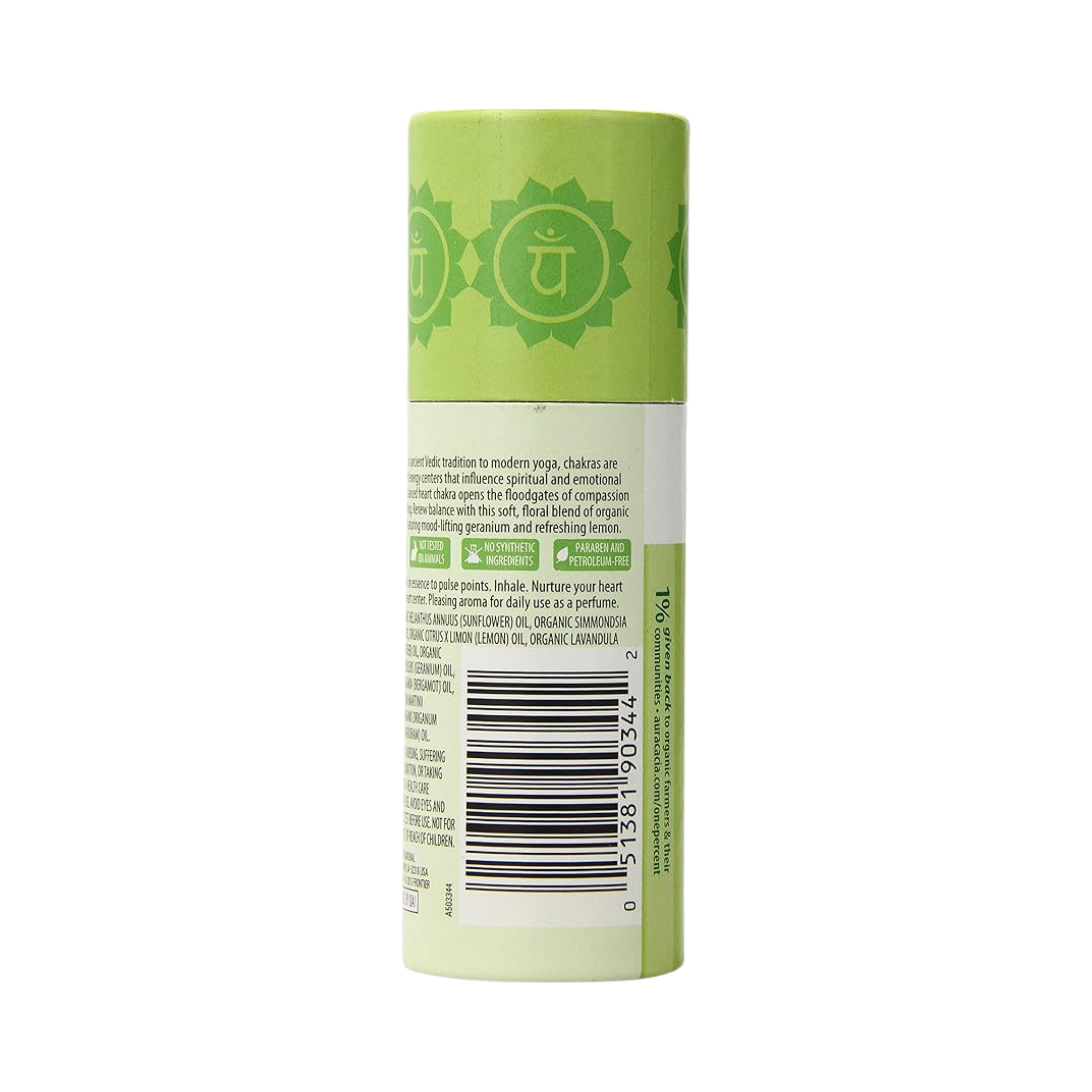 Aura Cacia, Chakra Balancing Aromatherapy Roll-On, Opening Heart, 0.31 Oz