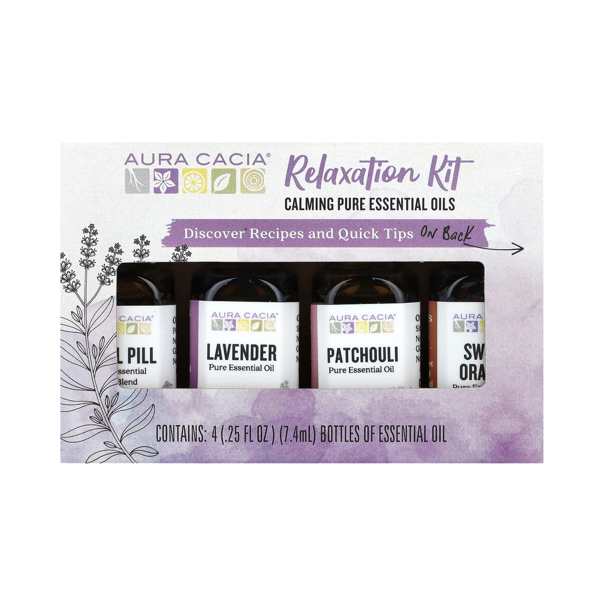 Aura Cacia, Discover Relaxation Kit, Essential Oils