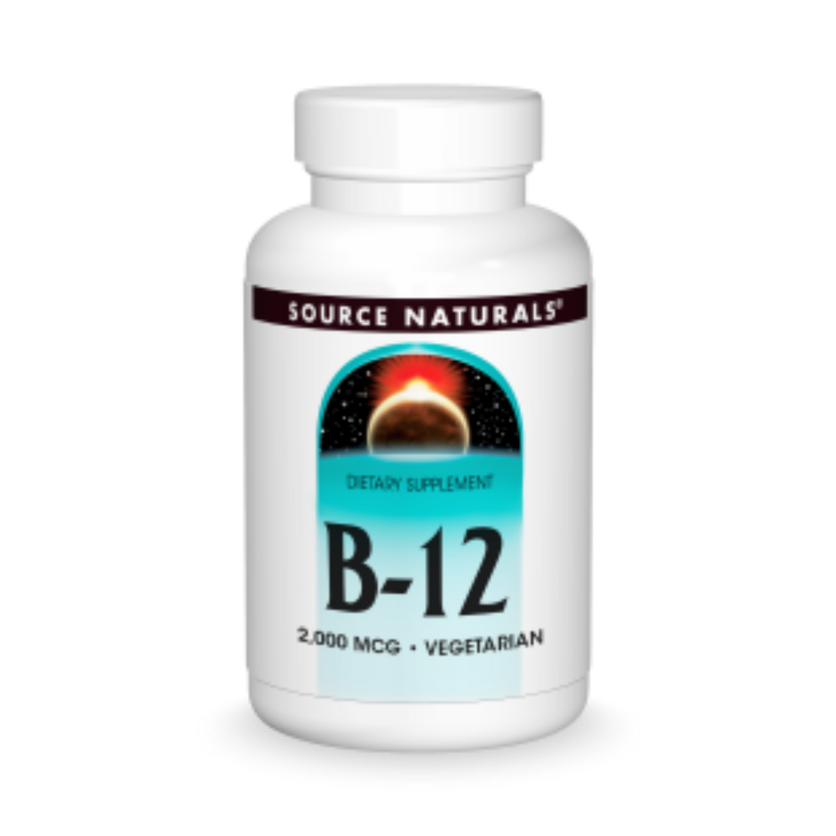 Source Naturals, B-12, 2000 mcg, 100 Lozenge