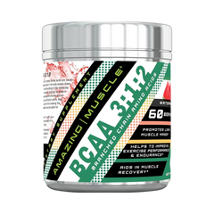 Amazing Muscle, BCAA 3:1:2 Branched Chain Amino Acid, Watermelon, 60 servings