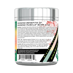 Amazing Muscle, BCAA 3:1:2 Branched Chain Amino Acid, Watermelon, 60 servings