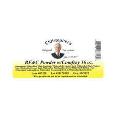 Christopher's Original Formulas, BF&C, Bulk 1 Lb. Powder