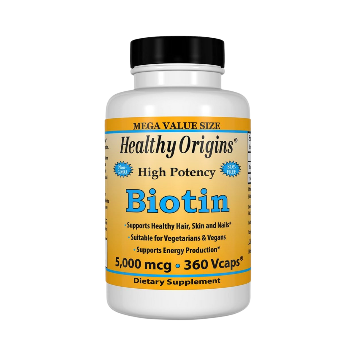 Healthy Origins, Biotin (B7), 10,000 Mcg, 360 VCaps