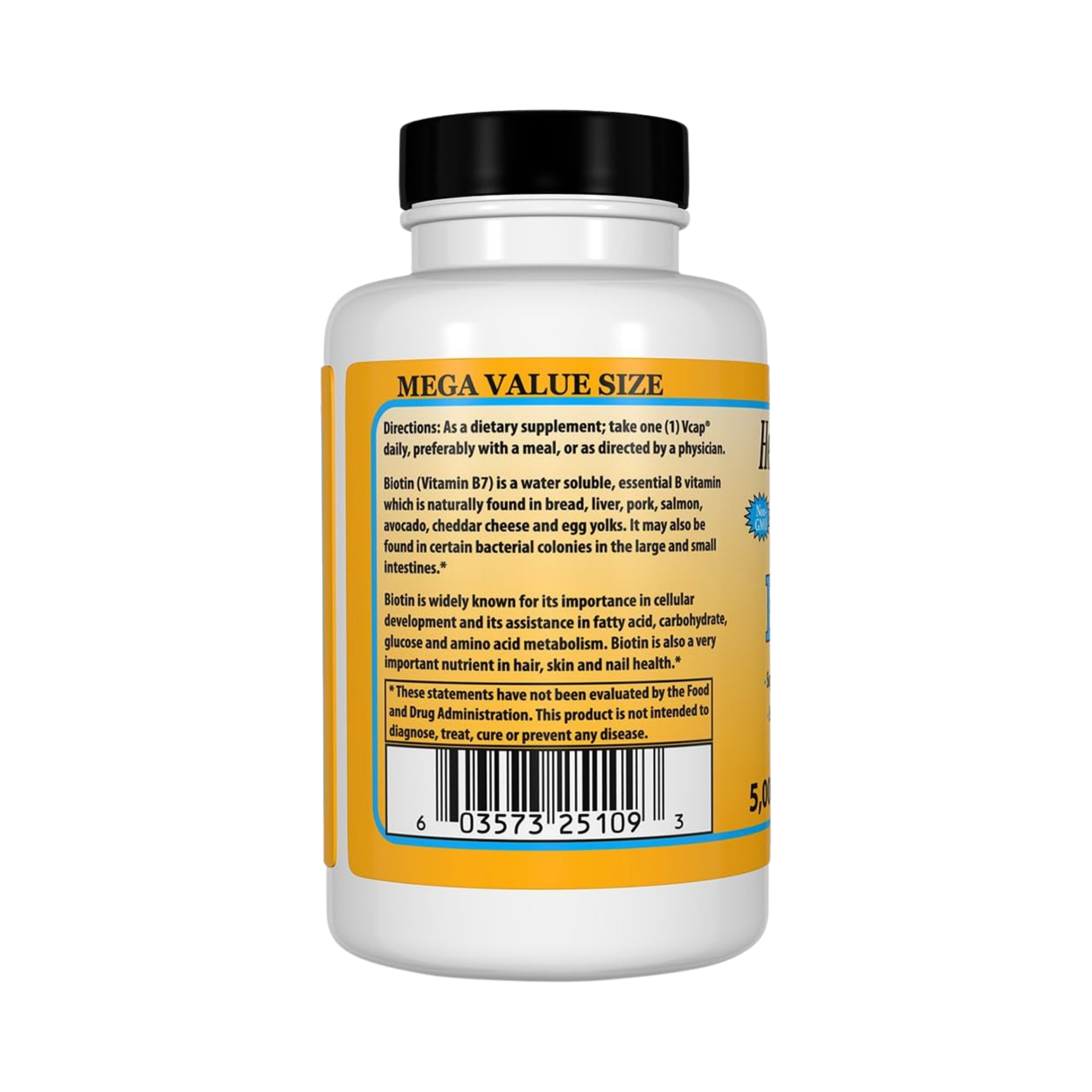 Healthy Origins, Biotin (B7), 10,000 Mcg, 360 VCaps