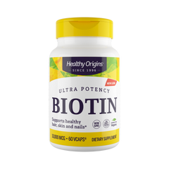 Healthy Origins, Biotin (B7), 10,000 Mcg, 60 VCaps