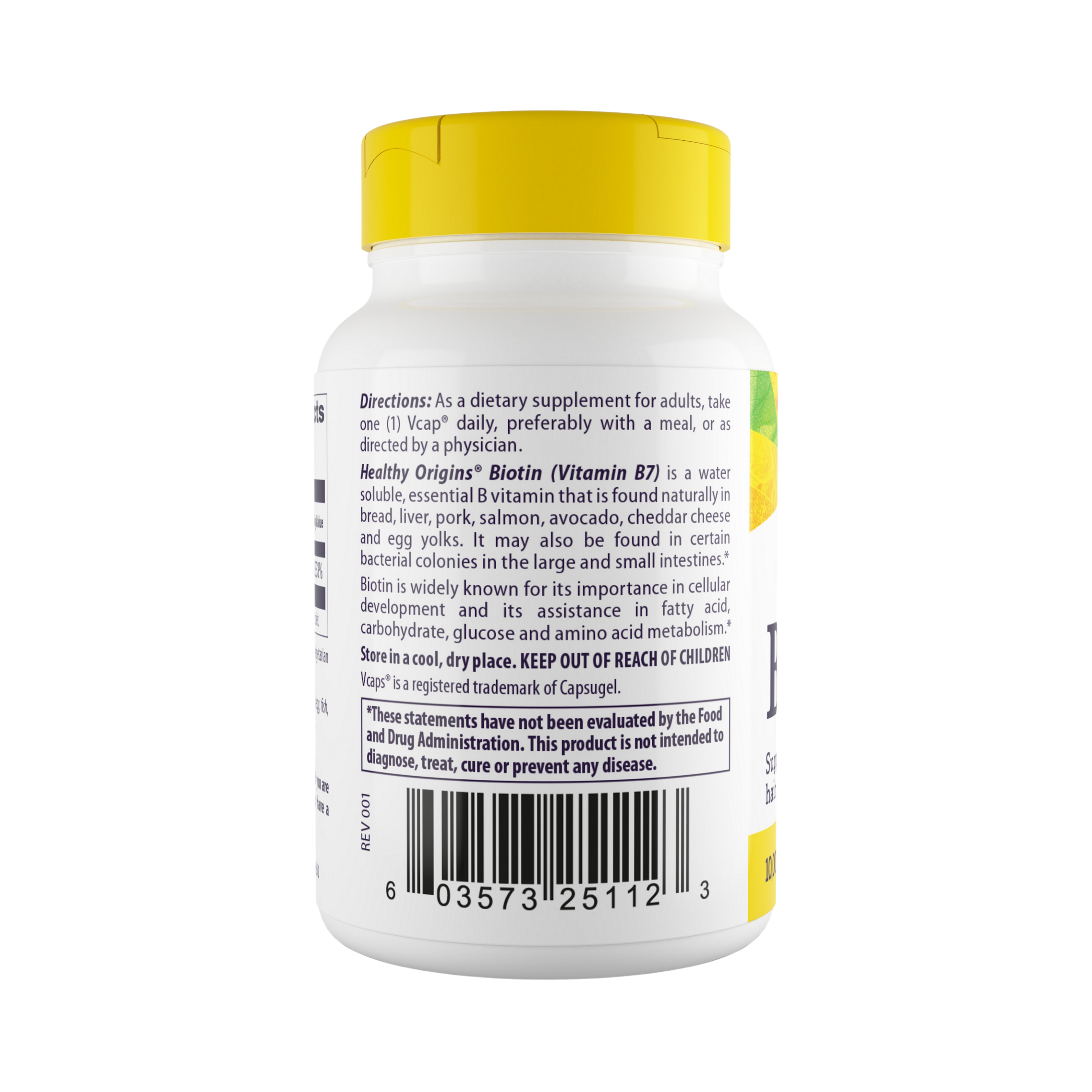 Healthy Origins, Biotin (B7), 10,000 Mcg, 60 VCaps