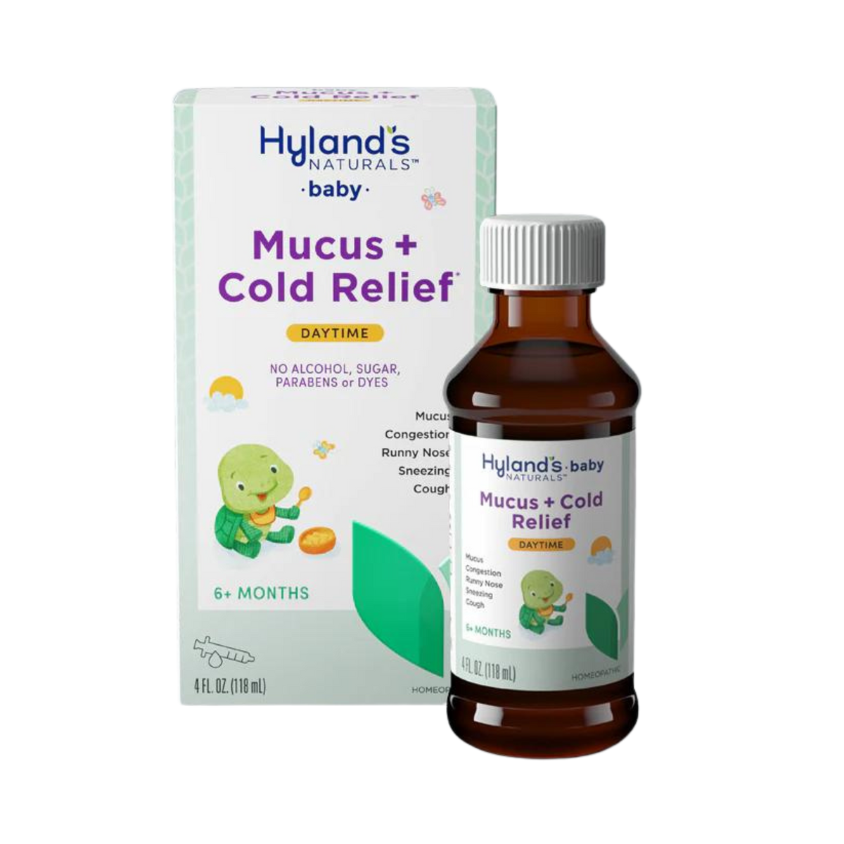 Hyland's Naturals, Baby Mucus + Cold Relief, Daytime, 4 Fl Oz