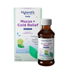 Hyland's Naturals, Baby Nighttime Mucus & Cold Relief Syrup, 4 Fl Oz